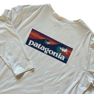 Patagonia Mens Capilene Cool Daily T-Shirt Size XXL 50+UPF Stretch Graphic Print